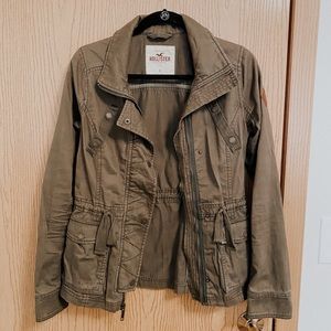 Hollister Army Green Coat NWOT